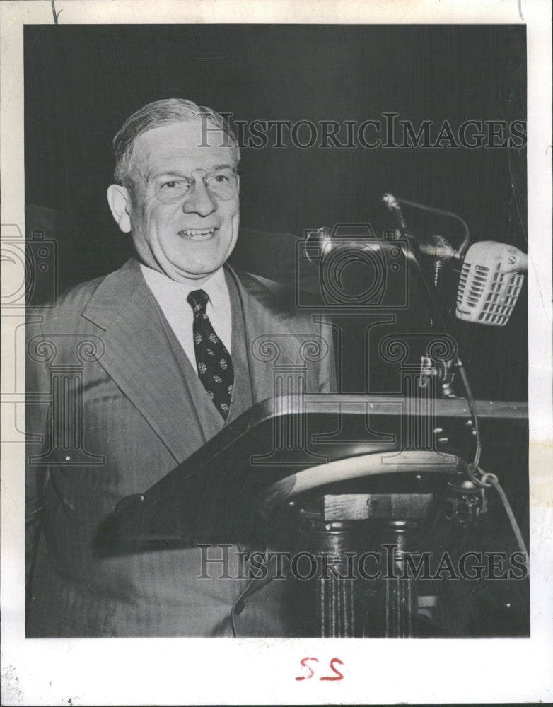 1953 Press Photo Clarence Randall Foreign Economic Comm - RRV32851 - Historic Images