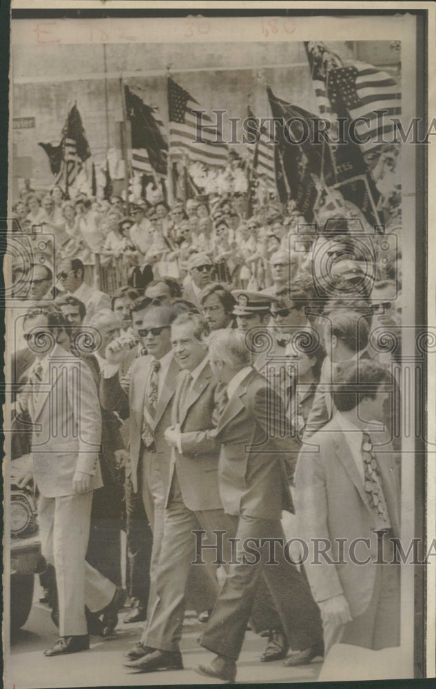 1973 President Richard Nixon New Orleans - Historic Images