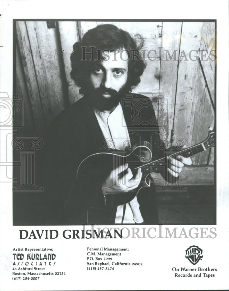 1981 David Grisman Quintet Violinist Musici - Historic Images