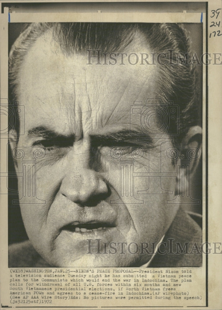 1972 President Nixon Communists Audience - Historic Images