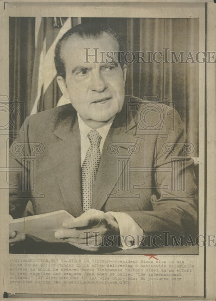 1972 President Richard M. Nixon - Historic Images