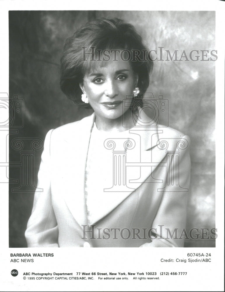 1995 Barbara Walters ABC News - Historic Images