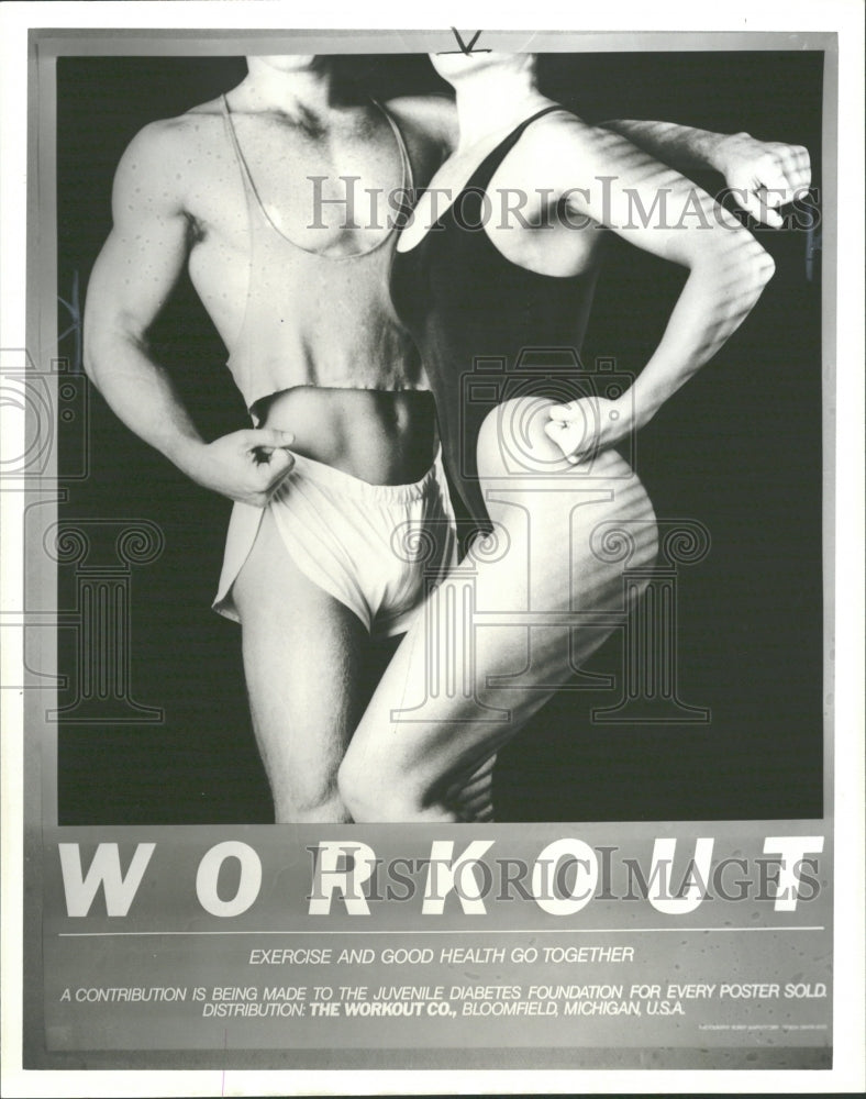 1987 Exercise Poster Detroit Institute Of A - Historic Images