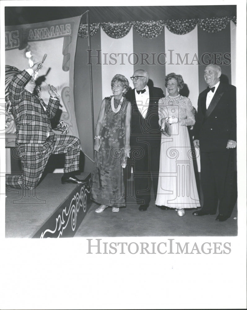 1971 Detroit Society Party Fire Eater-Historic Images