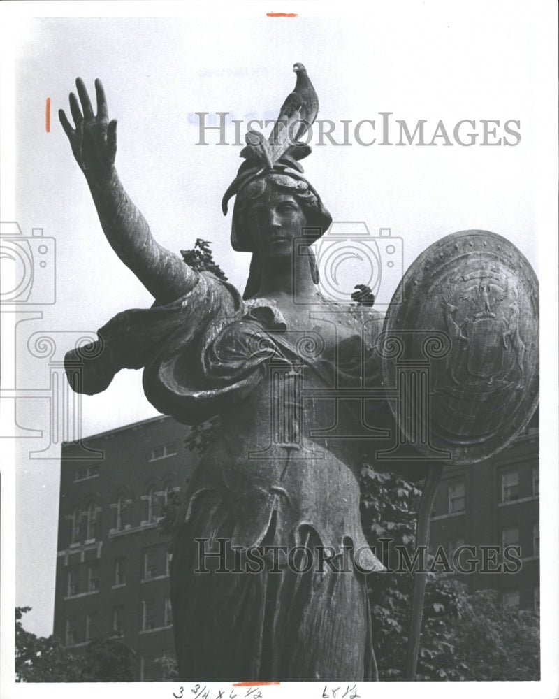 1966 Detroit Monuments Alger-Historic Images