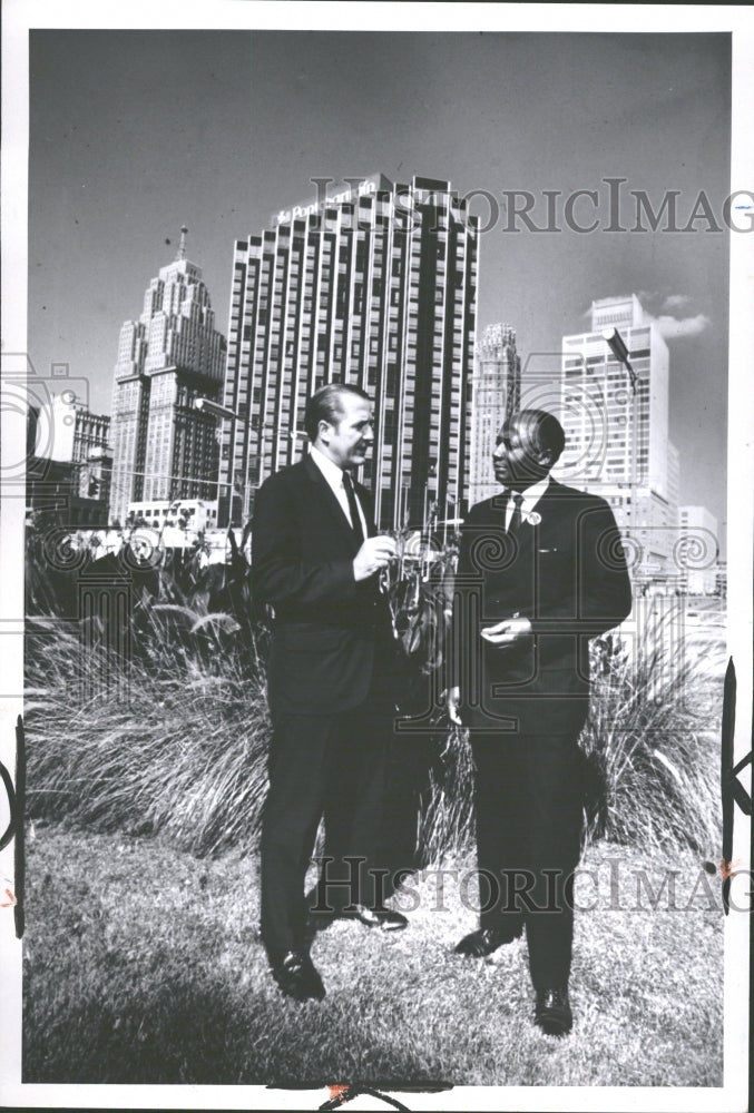 1969 Press Photo Detroit Mayors Candidates - Historic Images