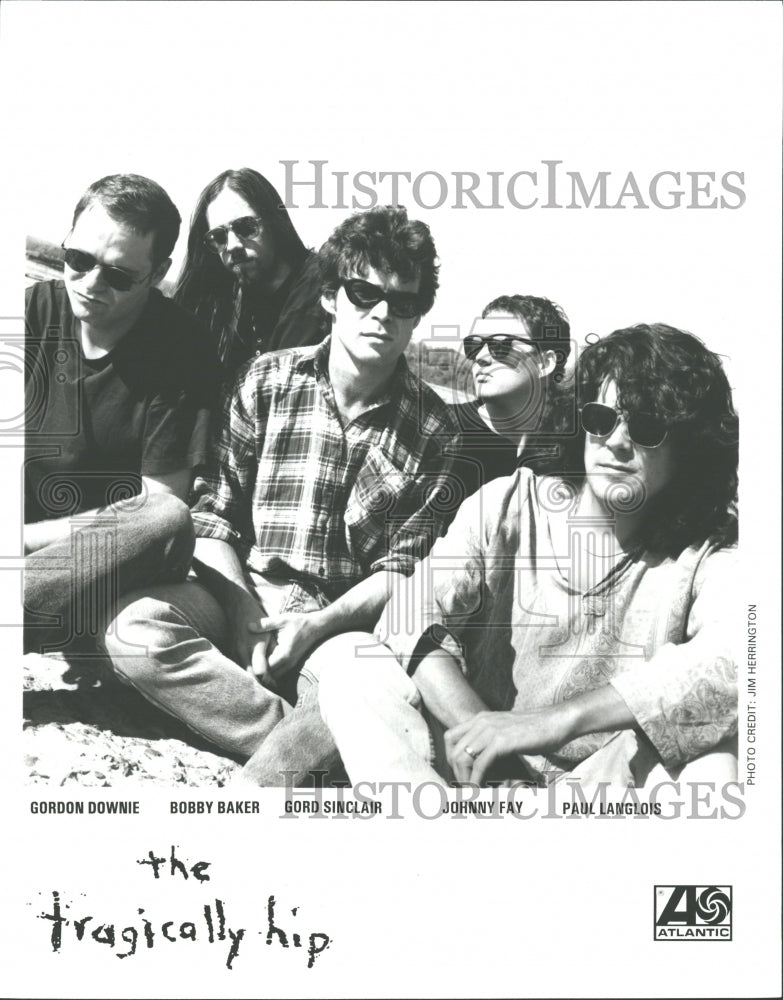 Press Photo Music Group The Tragically Hip - Historic Images