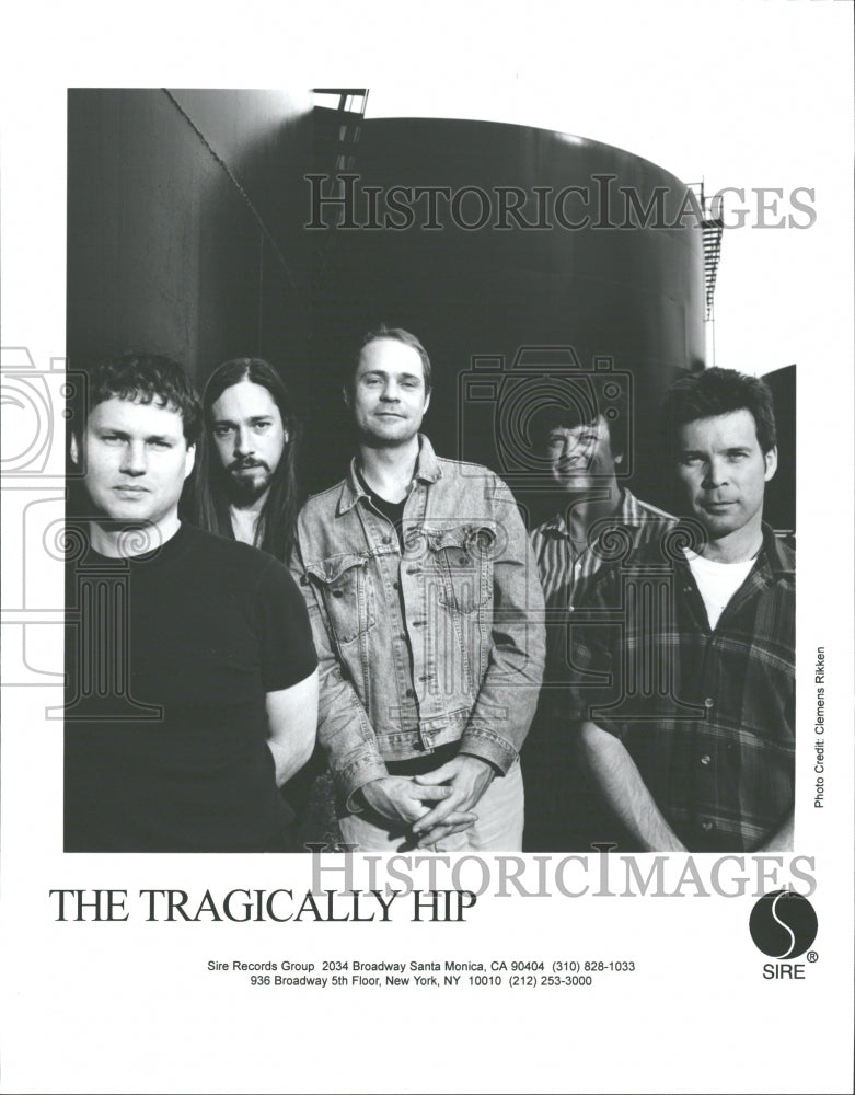 The Tragically Hip band Musician - Historic Images