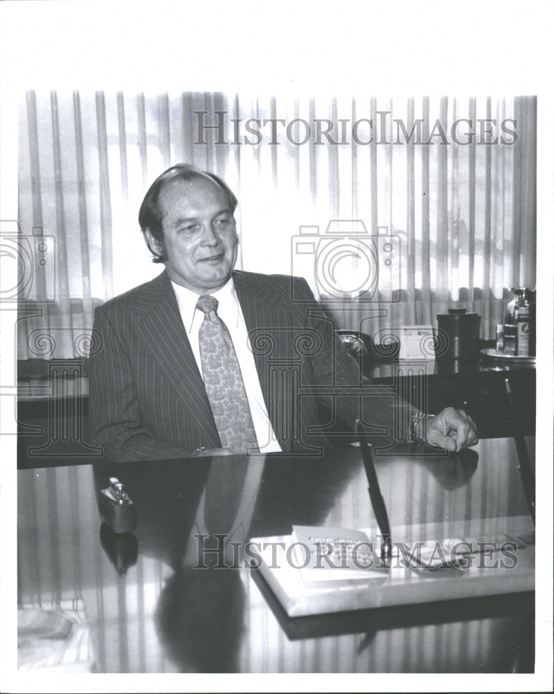 1976, Ben Storms President Of Wickham Corp. - RRV34309 - Historic Images