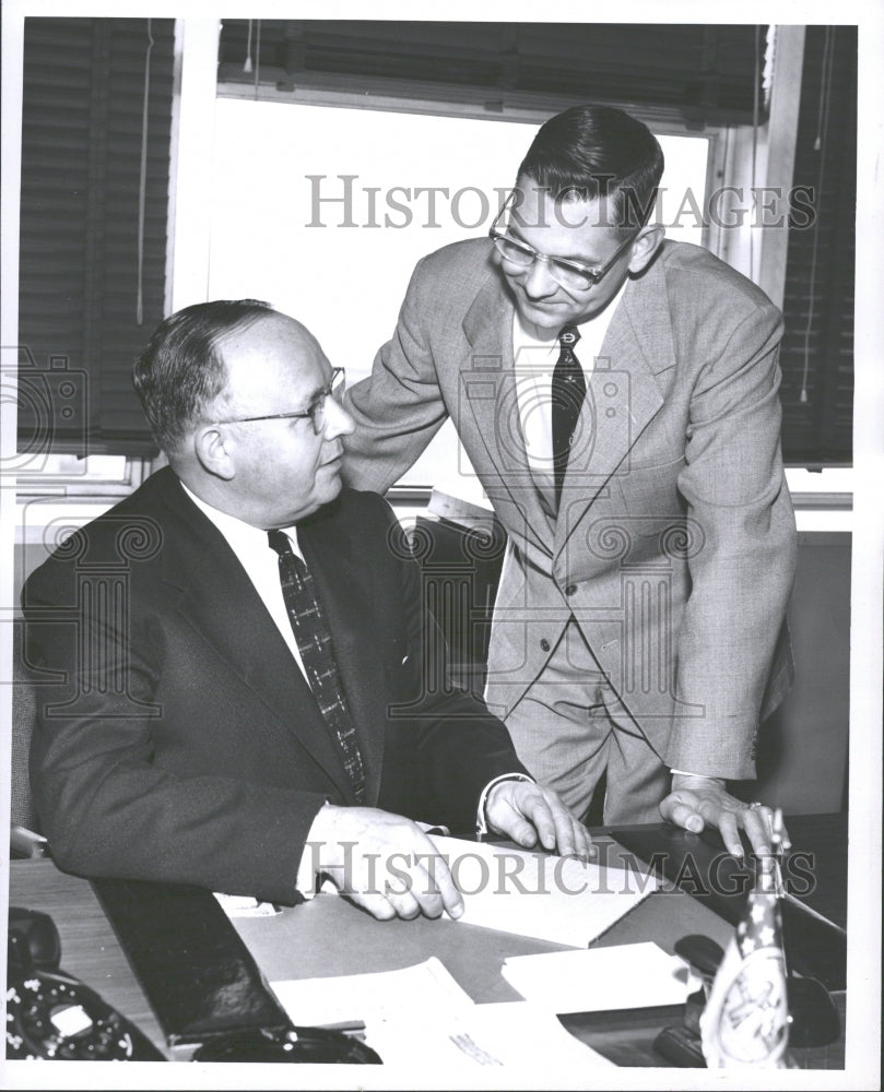 1958 Mayor Mariani And Delmar Canady - Historic Images