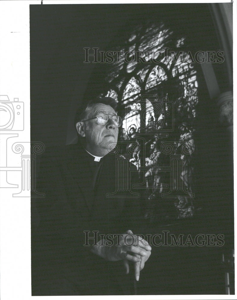 1991 Priest Francois Canfield Retires - Historic Images