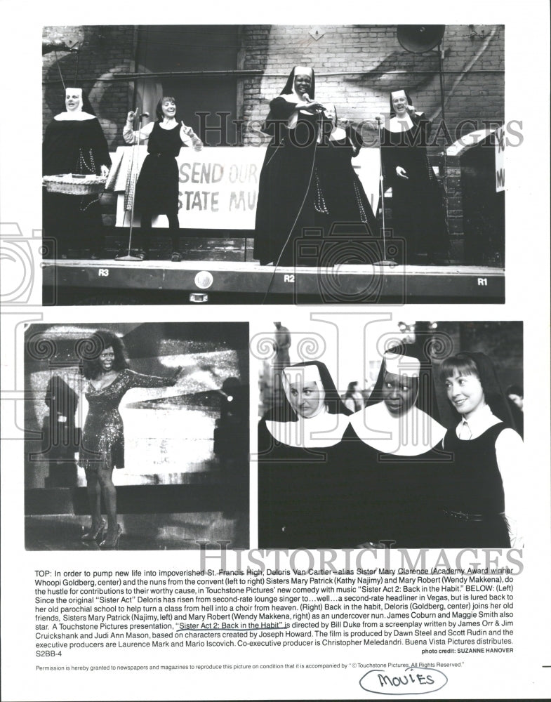 1993 Sister Act 2 Comedian Whoopi Goldberg - Historic Images