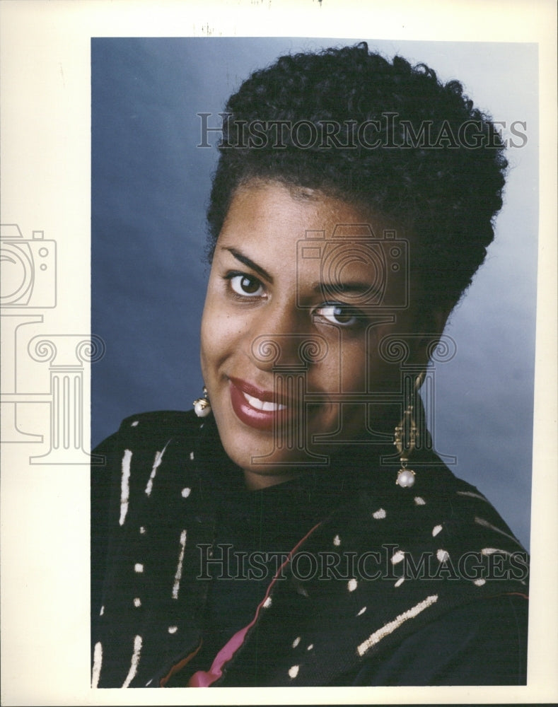 1993 Kim Trent, Detroit News Reporter - Historic Images