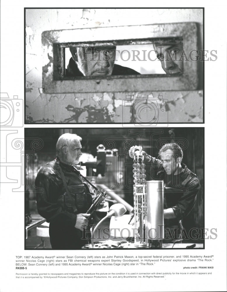 1994 Sean Connery John Patrick Mason Cage - Historic Images