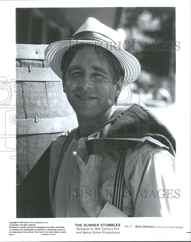 1979 Press Photo Runner Actor/Director Beau Bridges - RRV34993 - Historic Images