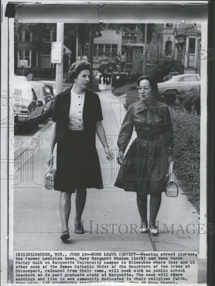 1967 Photo Daughters Of The Cross Catholic Orders-Historic Images