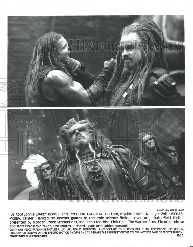 2000 JOhn Travolta Battlefield Earth - Historic Images