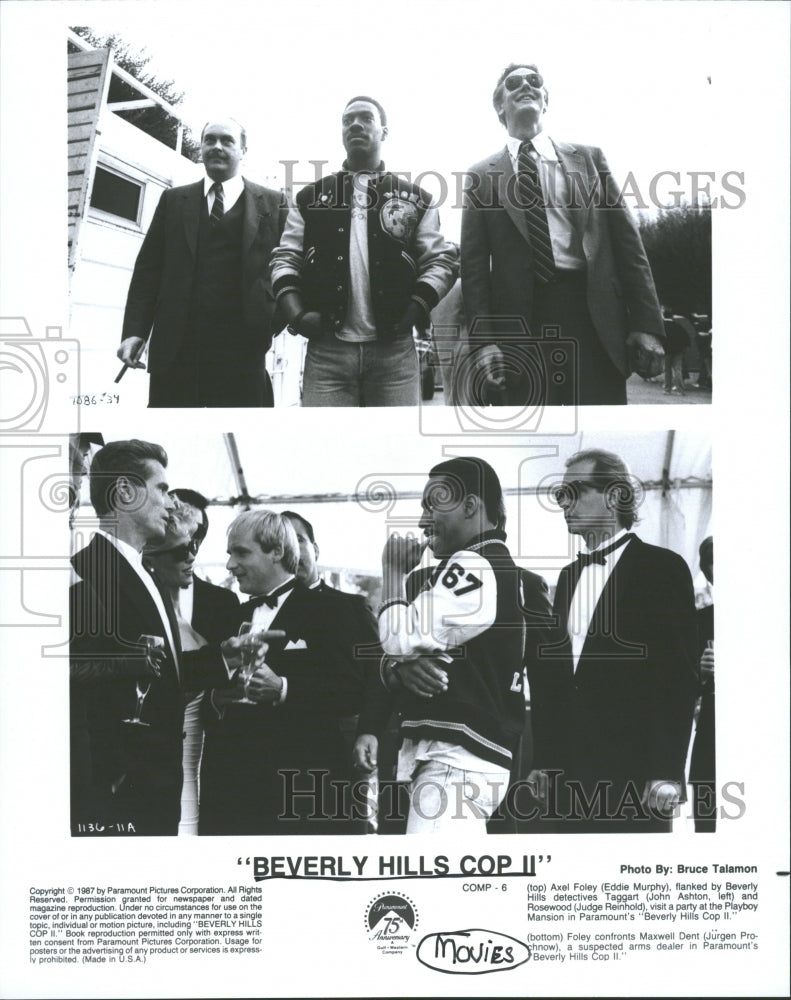 1987, Eddie Murphy John Aston Judge Reinhold - RRV35717 - Historic Images