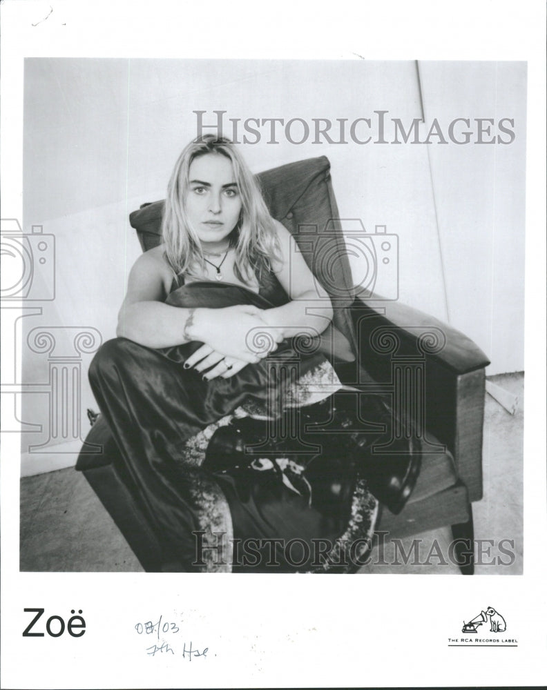 1996 Zoe/British Pop Singer/Songwriter - Historic Images