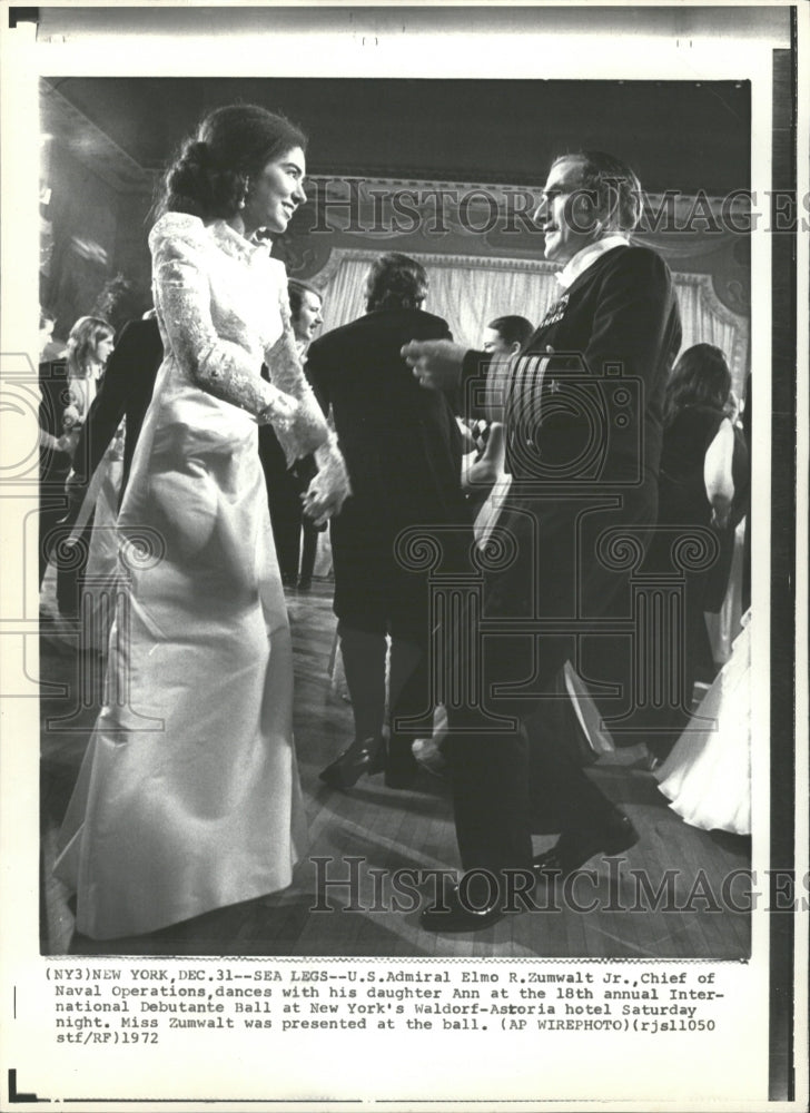 1973 Press Photo Admiral Elmo Zumwalt, Jr.&#39;s Daughter - RRV36163- Historic Images