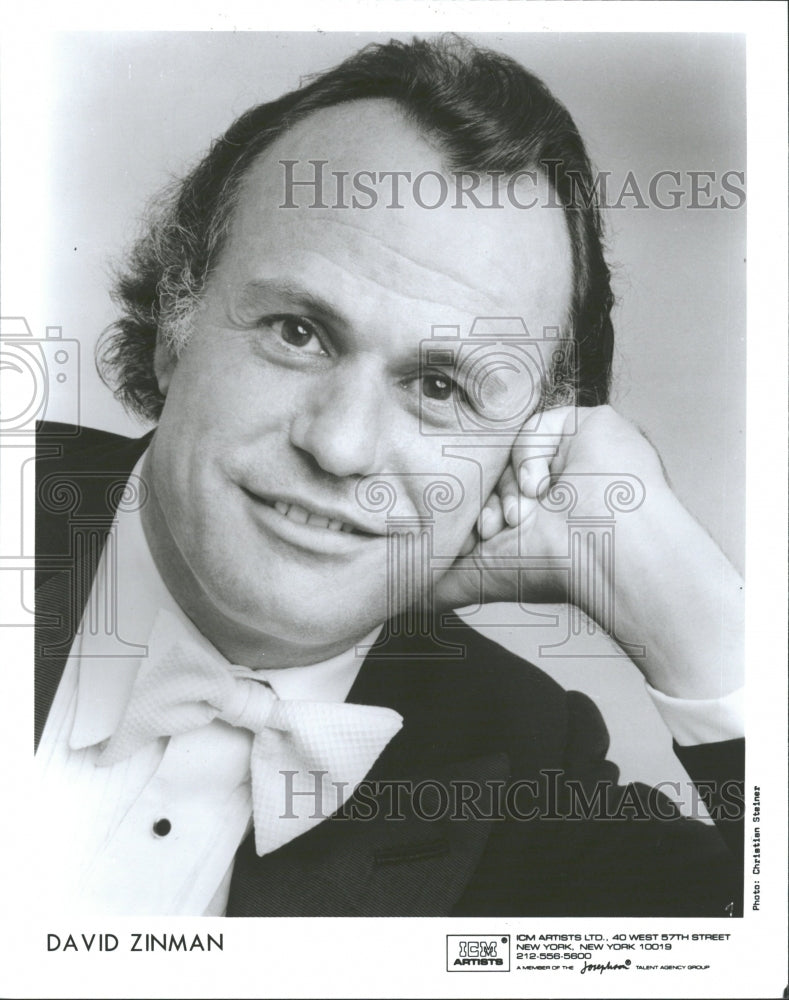 1993 Conductor/Violinist David Zinman - Historic Images