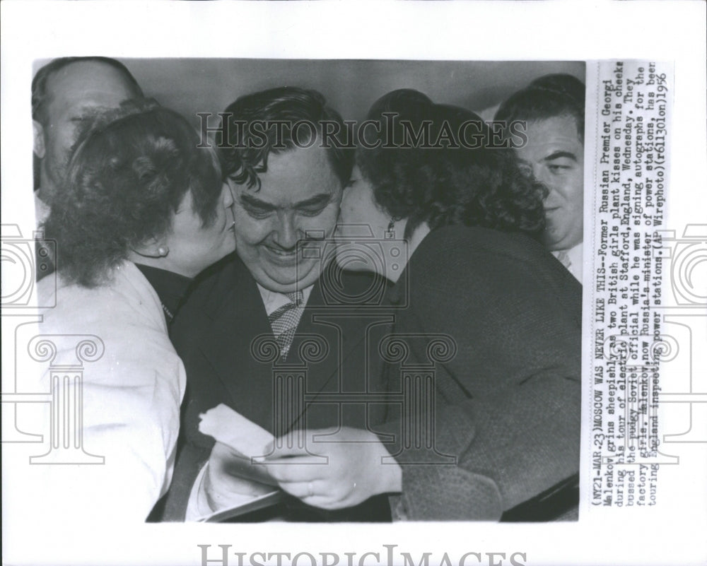 1956 Premier Georgi Malenkov/Russia/England - Historic Images