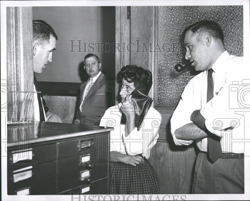 1955 Press Photo Writer Mary Jean Roveto Publishing - RRV36609 - Historic Images