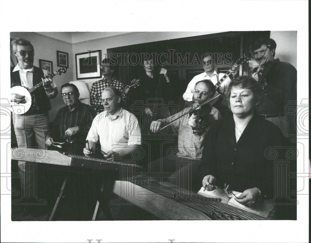 1991 Ruffurater String band Musicians - Historic Images