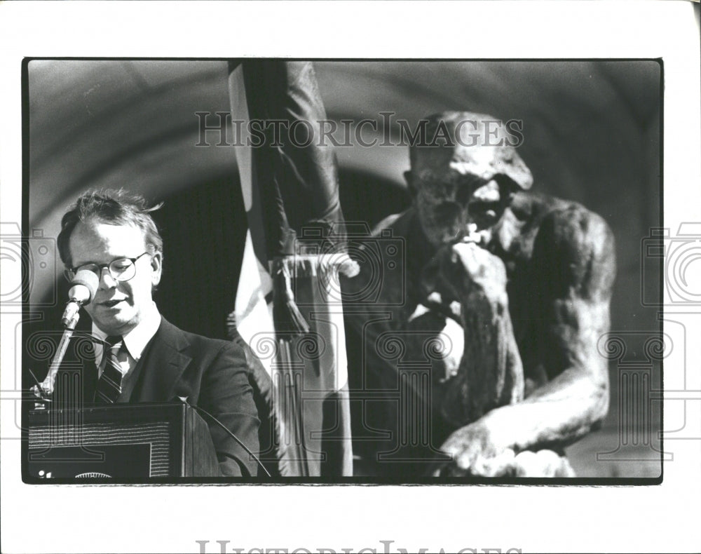 1981 Press Photo Detroit Institute Arts Dedication - RRV36985 - Historic Images