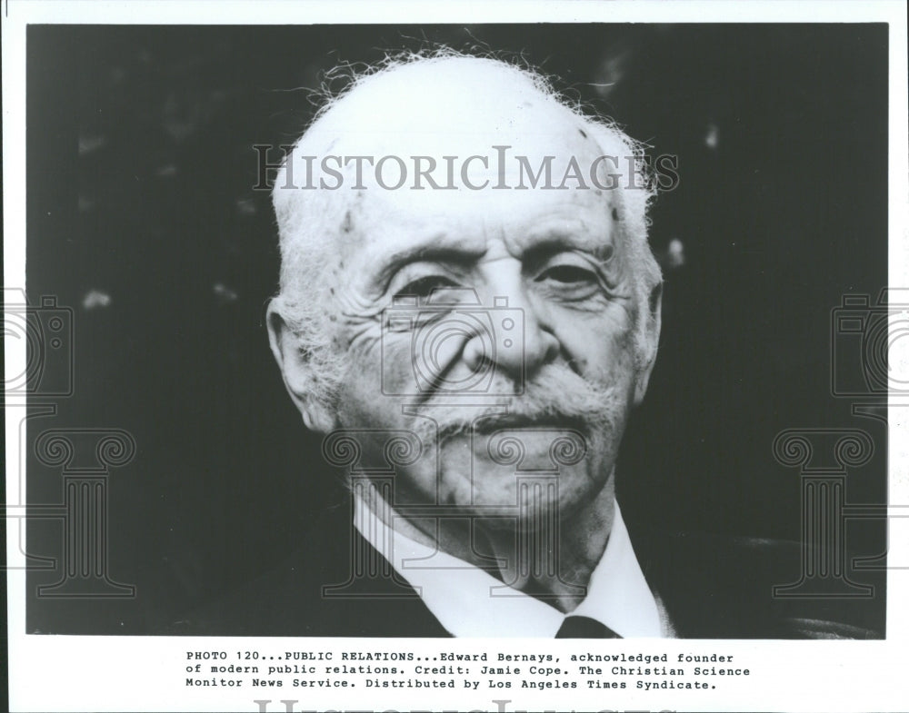 1983 Edward Bernays Publication Relation - Historic Images