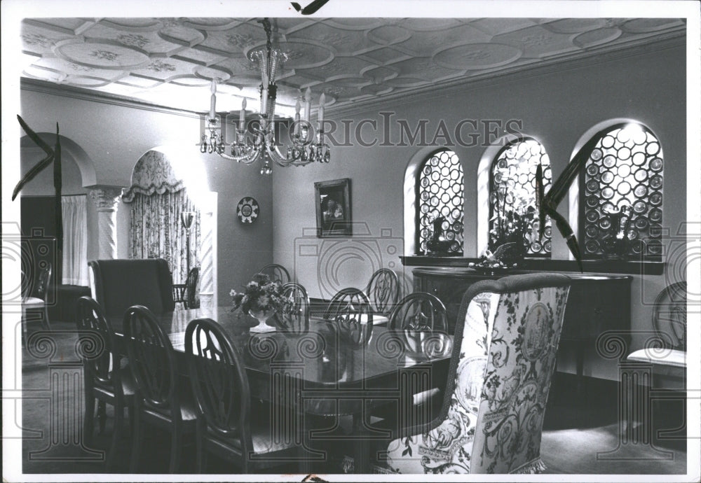 1965 Detroit Mayor Alex Manoogian Mansion-Historic Images