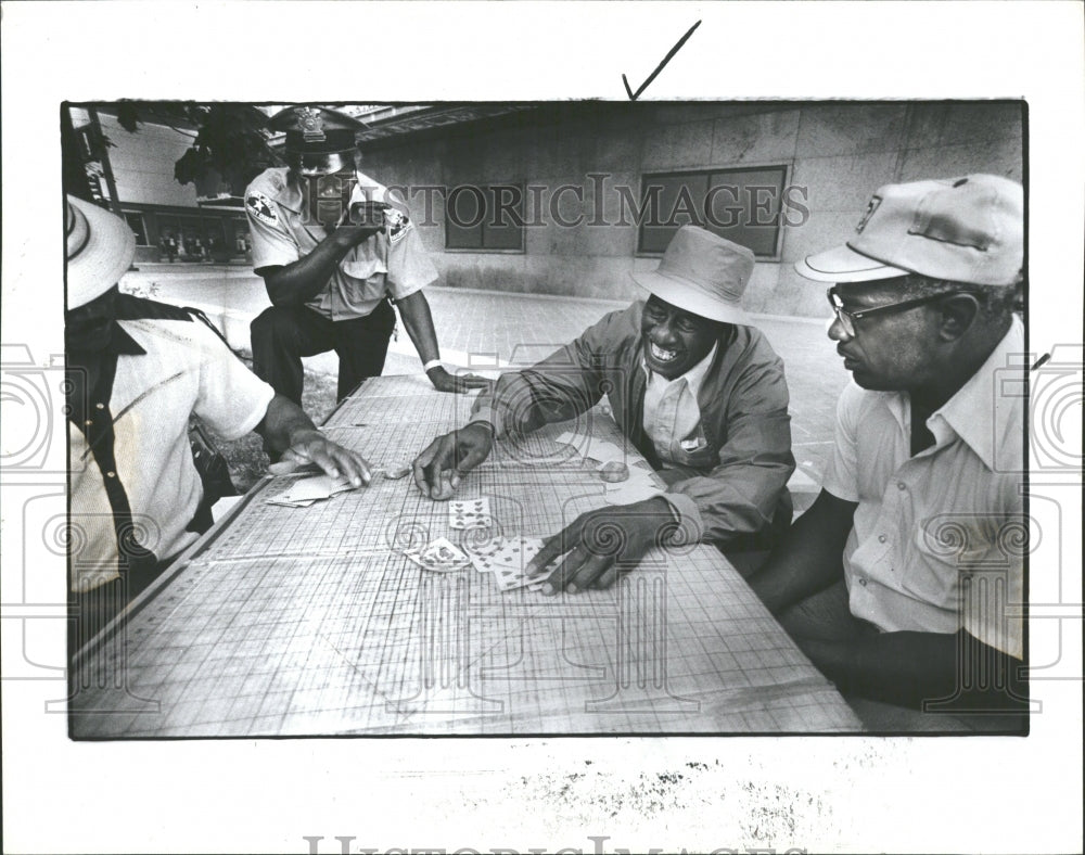 1982 Kern Black Gambling Activities Detroit - Historic Images