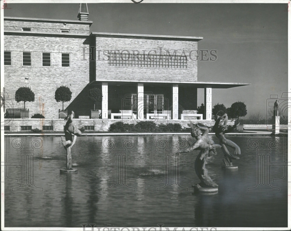 1949 Cranbrook Science Institute Sculptures - Historic Images