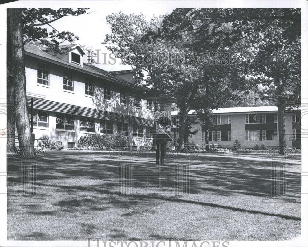 1962 Press Photo Student Center Dormitory Michigan - RRV37411 - Historic Images