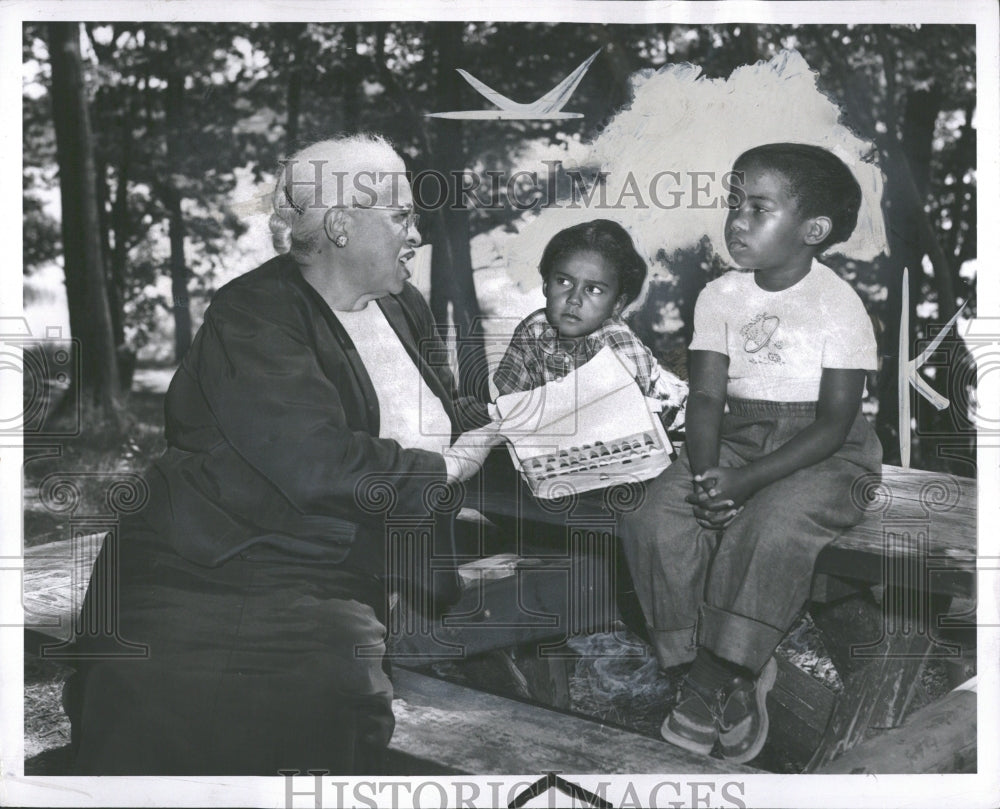 1953 Press Photo Camp Green Pastures Michigan - Historic Images