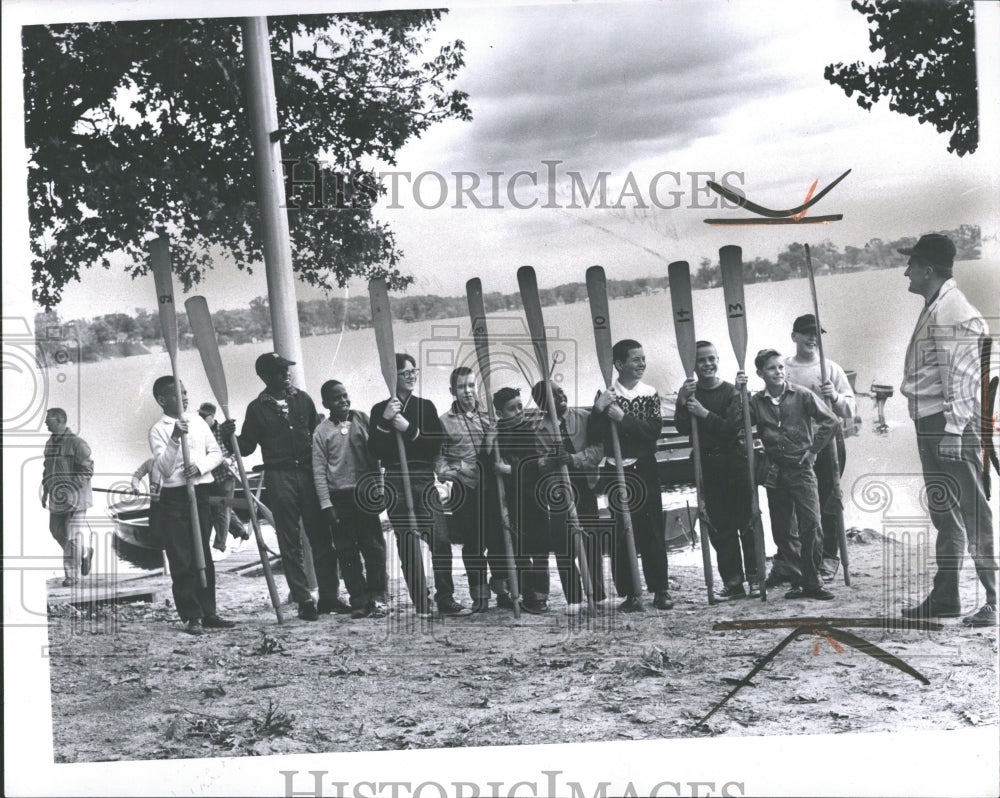 1963, Camp North Lake Michigan Boating - RRV37455 - Historic Images