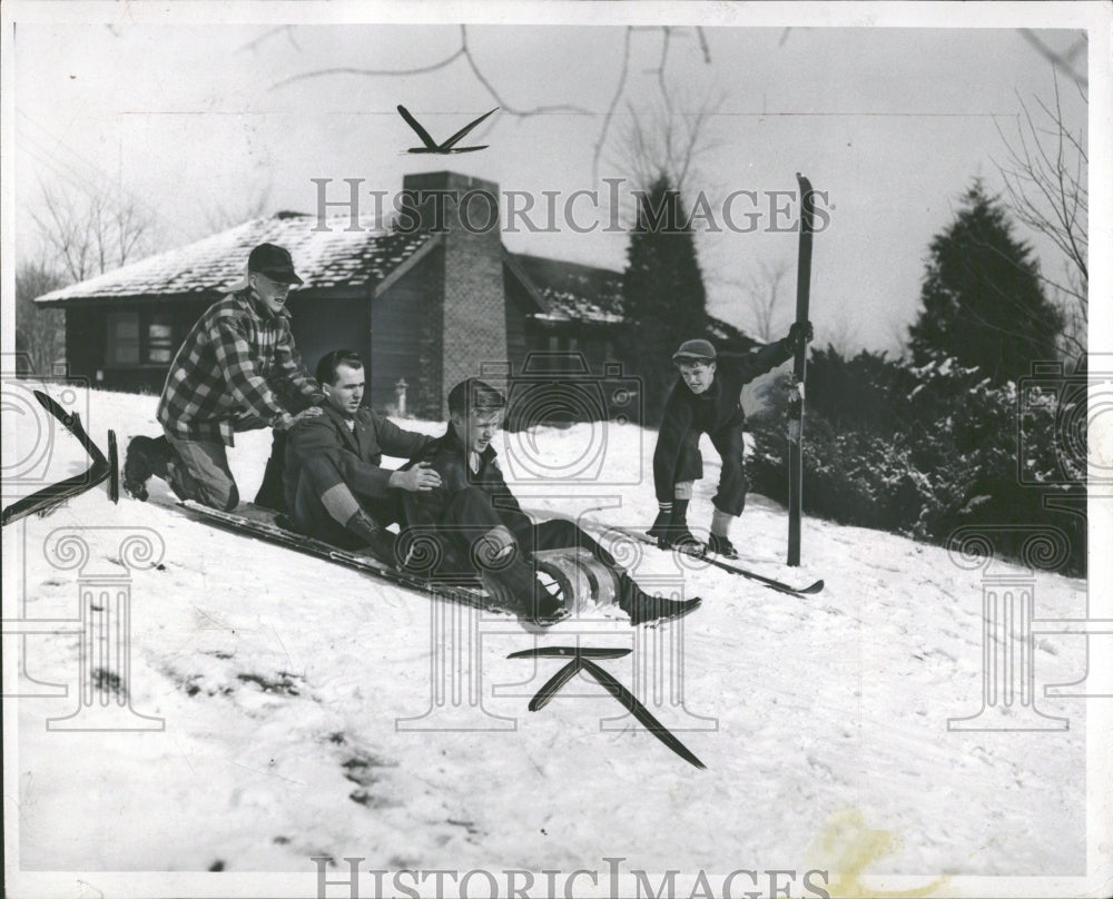 1951 Michigan Camps Lake Mill - Historic Images