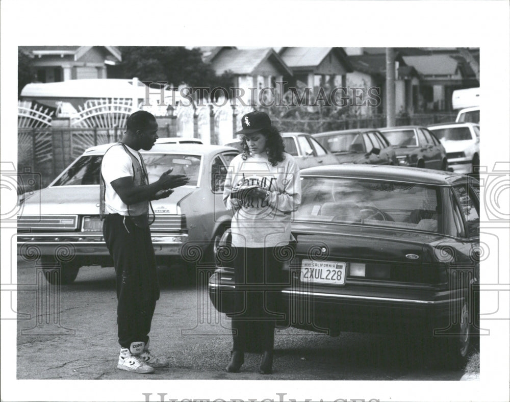 Miscellaneous female fashion street photo California - Historic Images