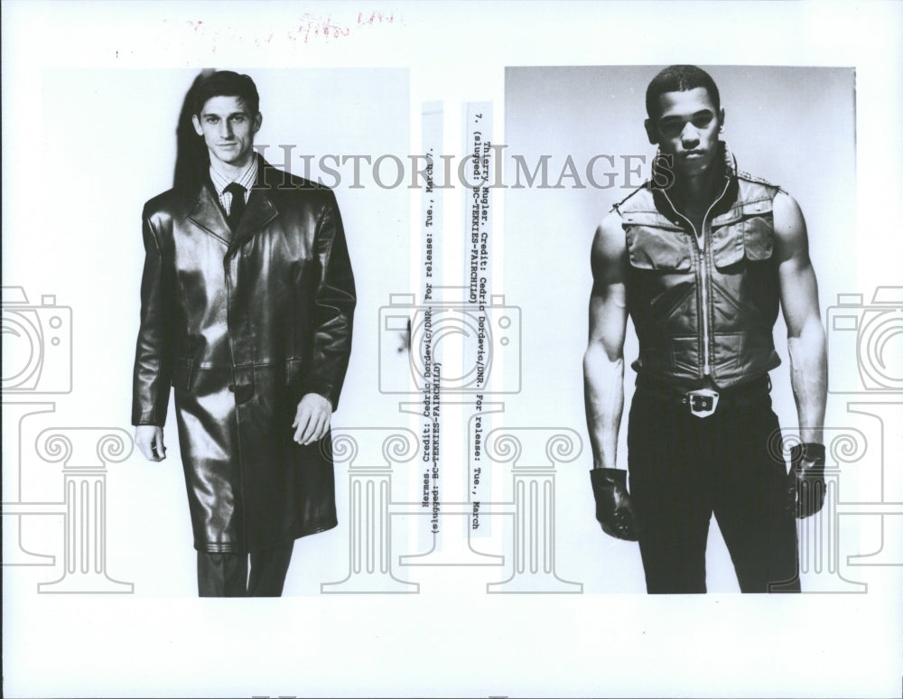 1995, two male models men&#39;s clothing styles - RRV37869 - Historic Images
