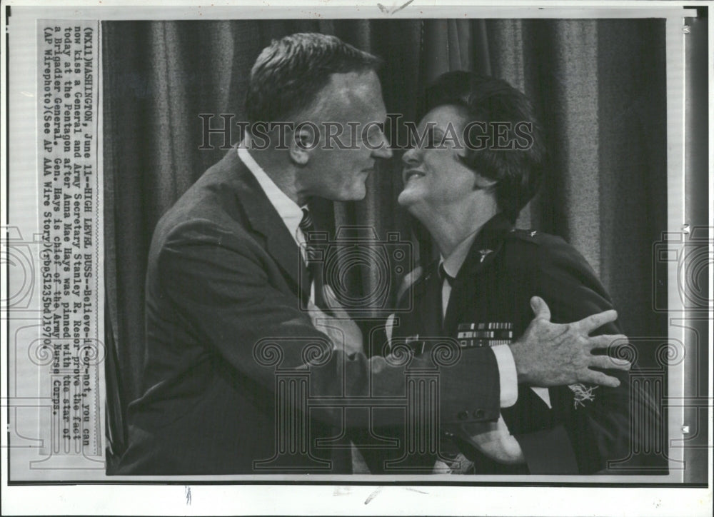 1970 Brigadier General Anna Mae Hays-Historic Images