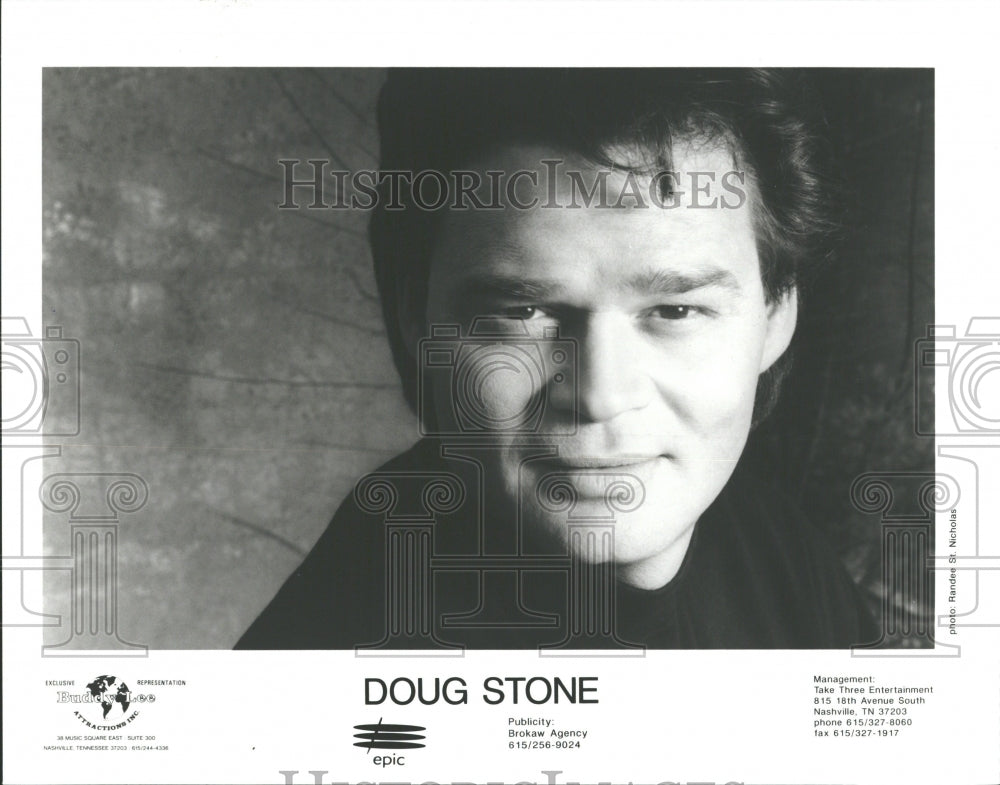 1993 Country Music star Doug Stone - Historic Images