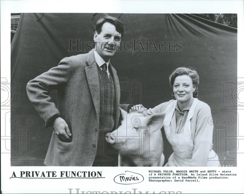 1984 &quot;A Private Function&quot; movie - Historic Images