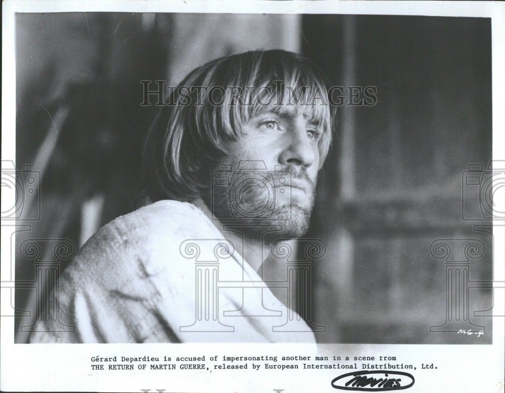 1986 Martin Guerre Actor Gerard Depardieu - Historic Images