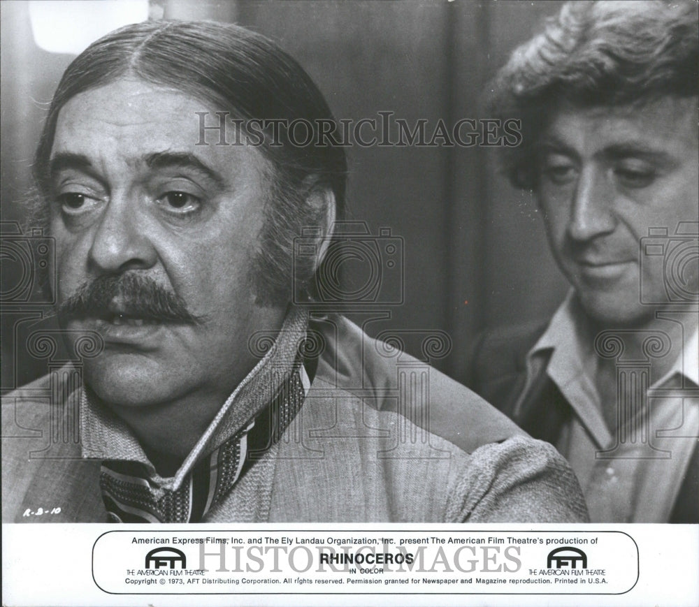 1974 Press Photo Zero Mostel Gene Wilder - RRV38429 - Historic Images