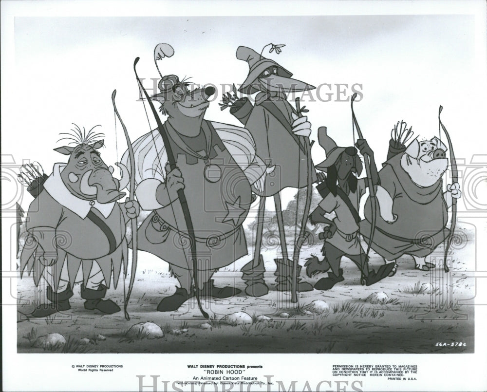 1974 Walt Disney&#39;s &quot;Robin Hood&quot; - Historic Images
