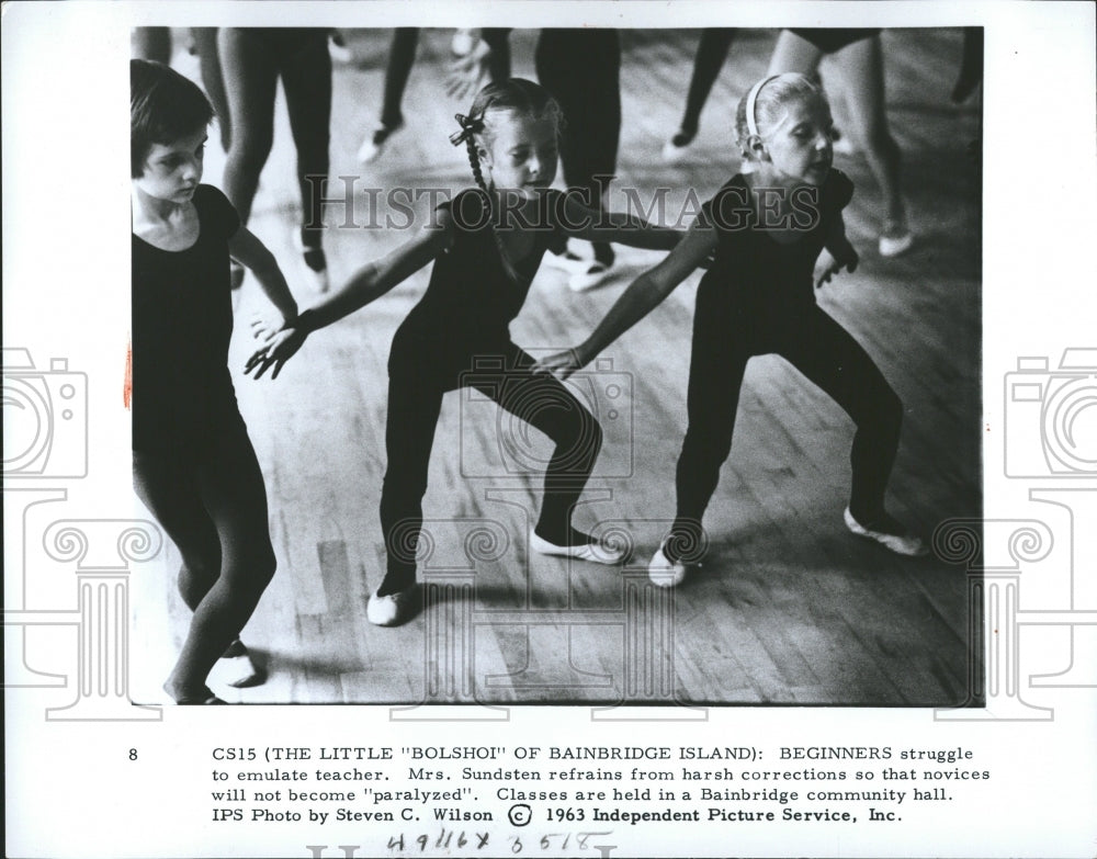 1964 Little ballet dancers Bainbridge - Historic Images