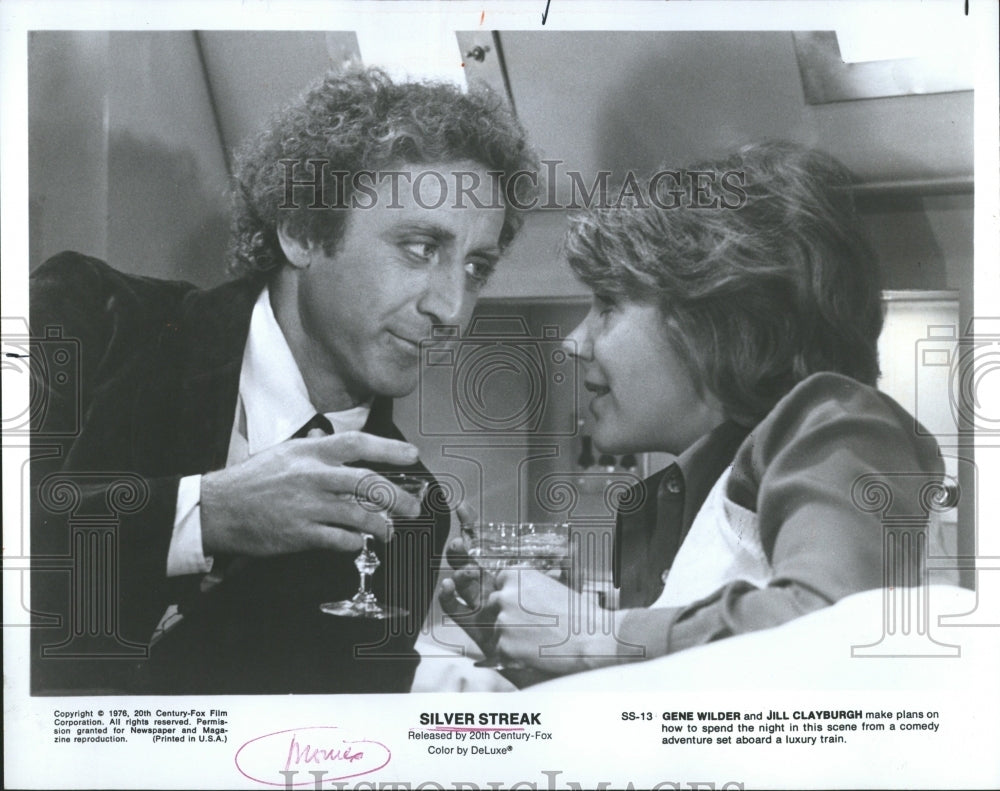 1976 Gene Wilder Jill Clayburgh - Historic Images