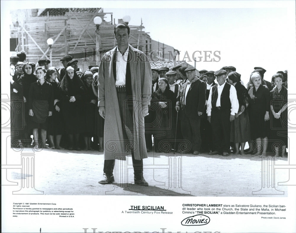 1987 Press Photo Christopher Lambert the Sicilian - RRV38687 - Historic Images