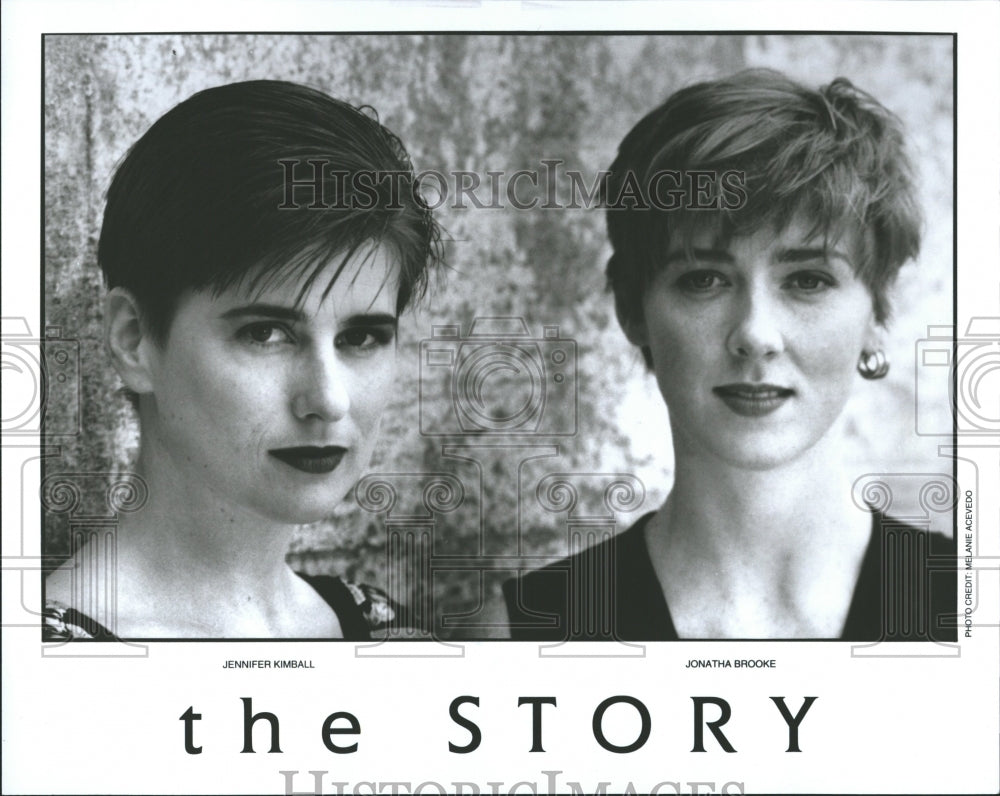 1994 Press Photo Folk music duo, The Story - Historic Images