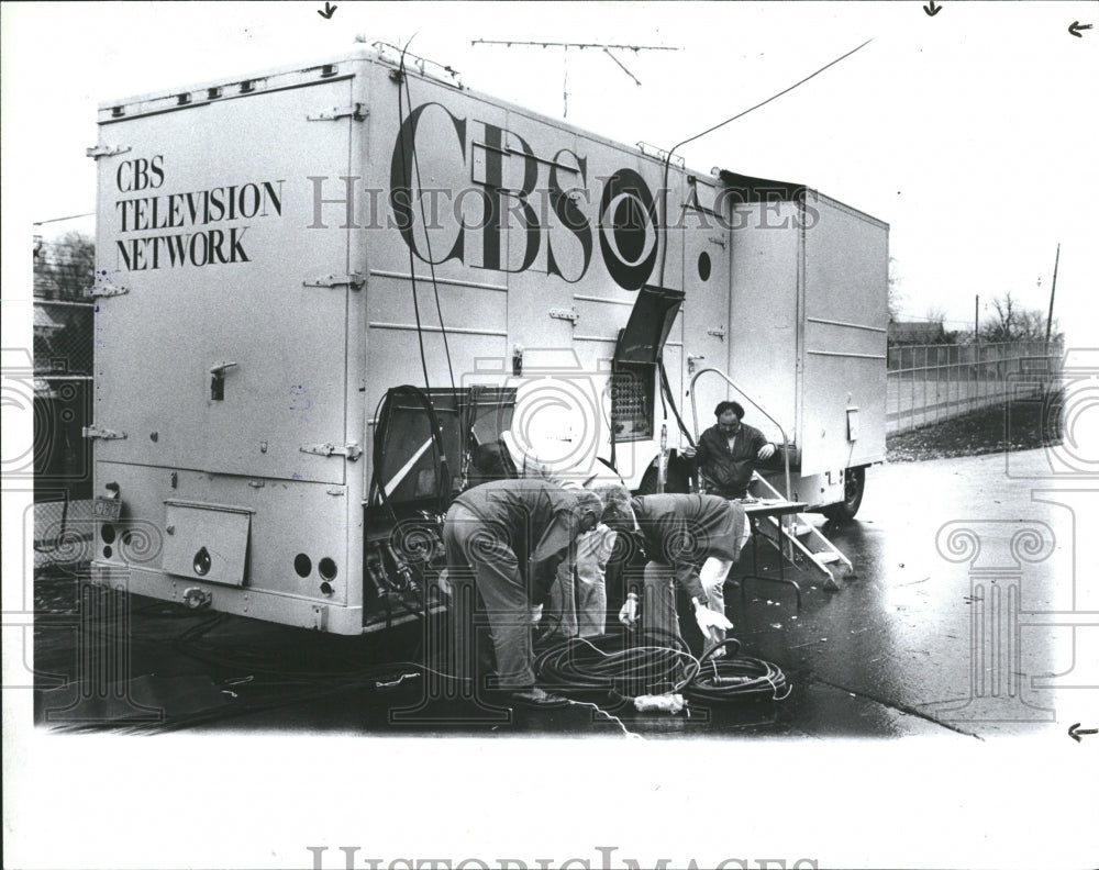 1982 Press Photo Columbia Broadcasting System Ann Arbor - Historic Images